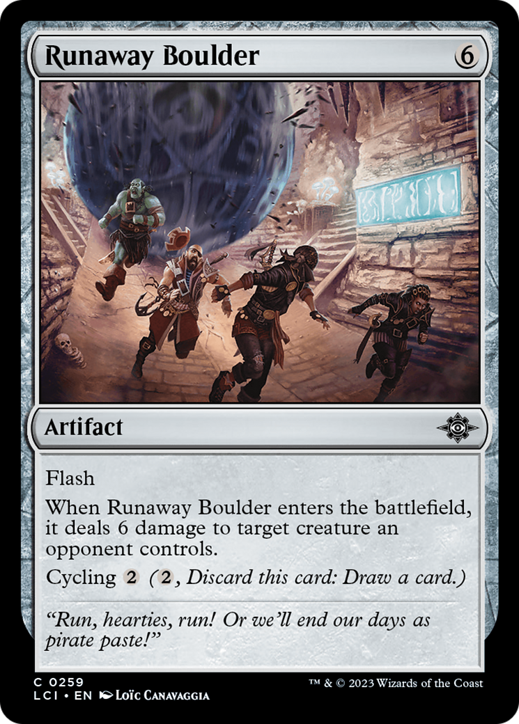 Image of Runaway Boulder (LCI-259) - The Lost Caverns of Ixalan