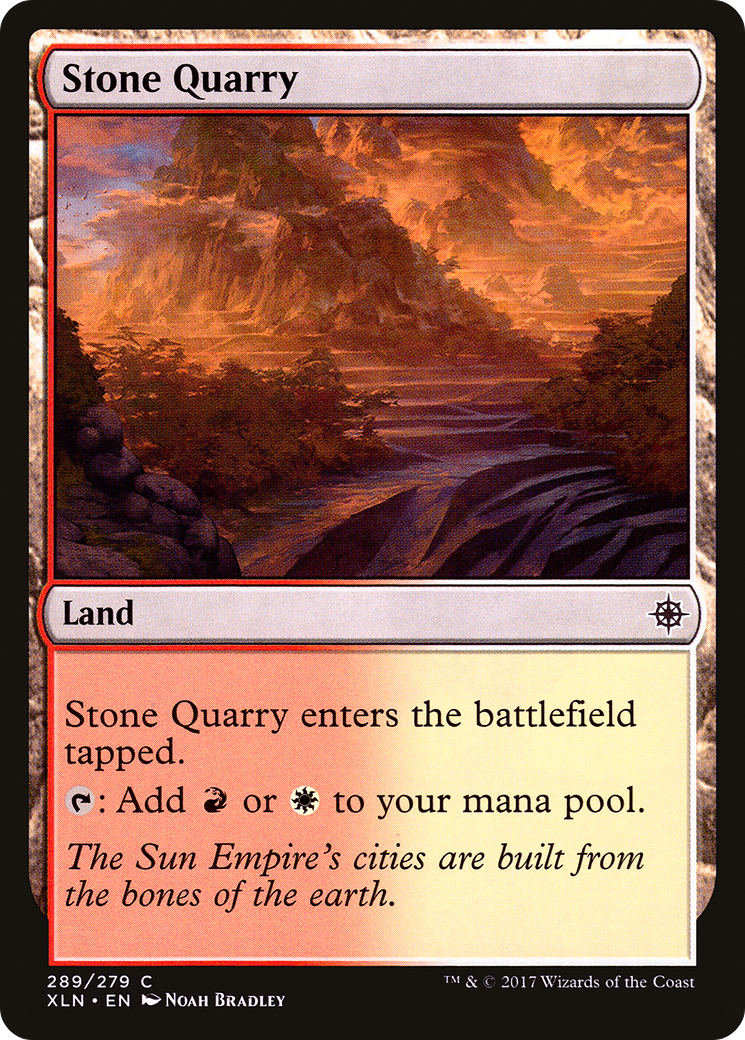 Image of Stone Quarry (XLN-289) - Ixalan Foil