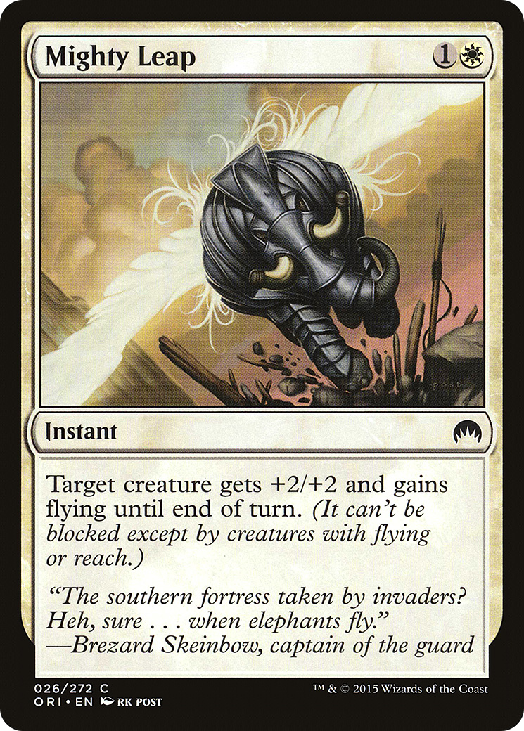 Image of Mighty Leap (ORI-026) - Magic Origins Foil