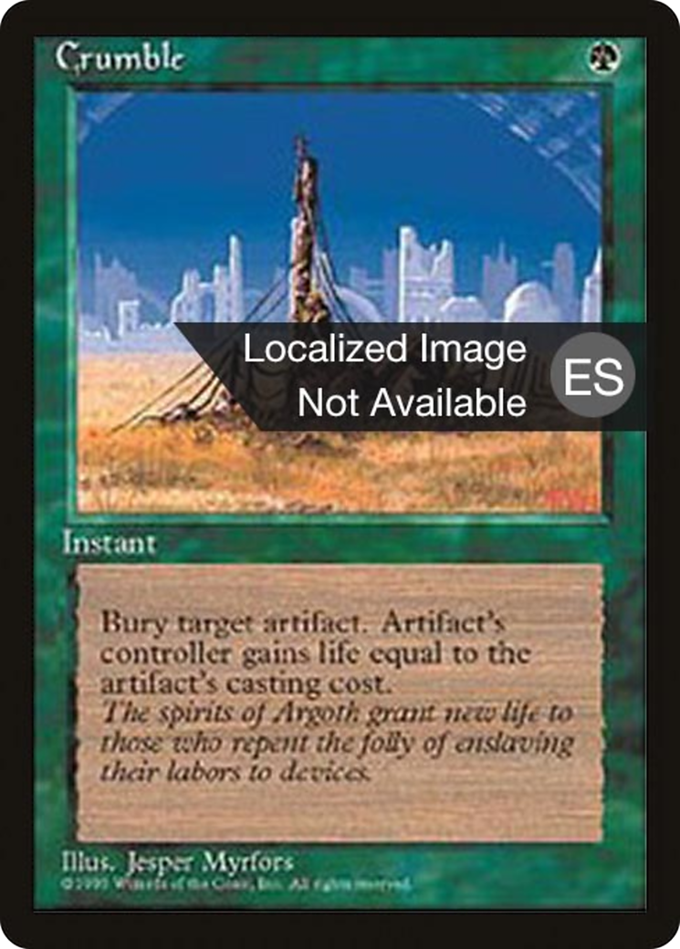 Image of Crumble (4BB-) - Fourth Edition Foreign Black Border
