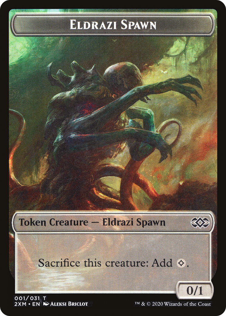 Image of Eldrazi Spawn (T2XM-001) - Double Masters Tokens