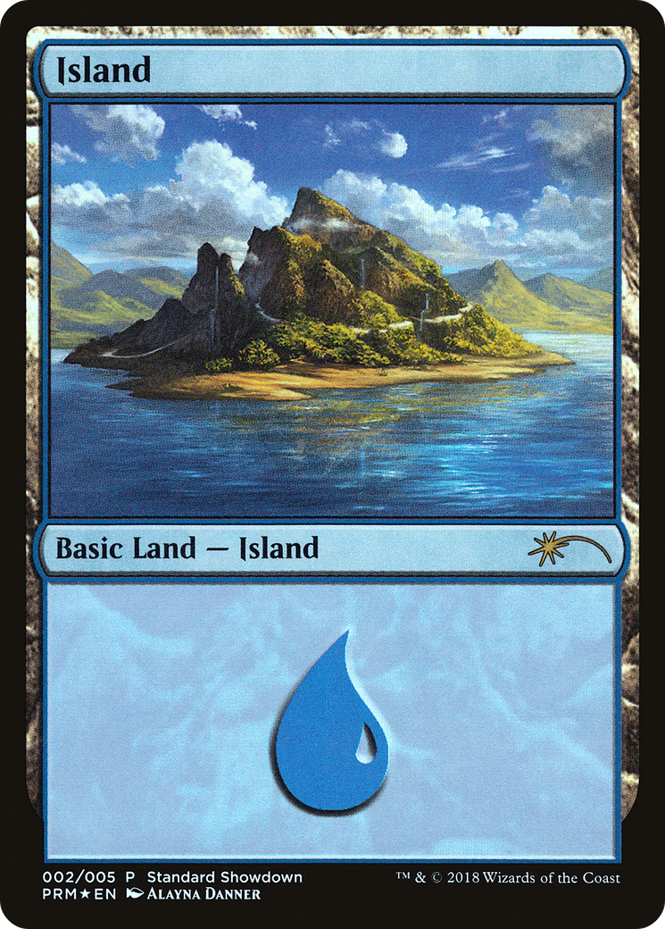 Image of Island (Alayna Danner) (SSP-002) - M19 Standard Showdown Foil