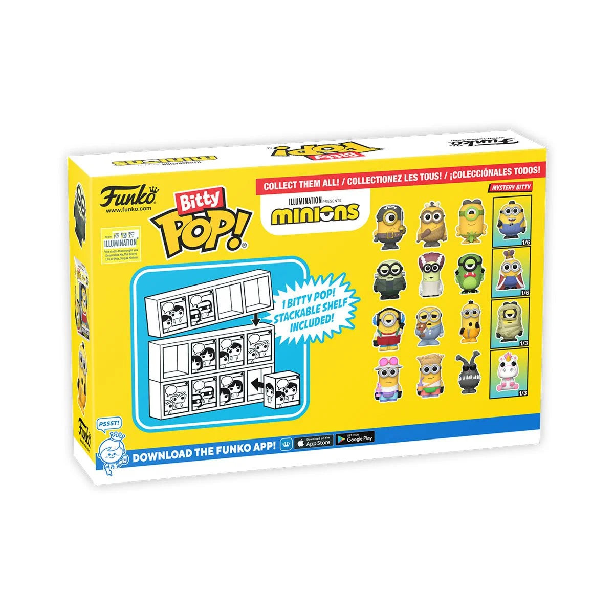 Image of Minions Frankenbob Funko Bitty Pop! Mini-Figure 4-Pack