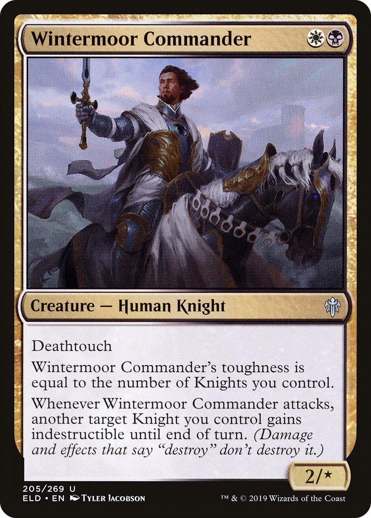 Image of Wintermoor Commander (ELD-205) - Throne of Eldraine Foil