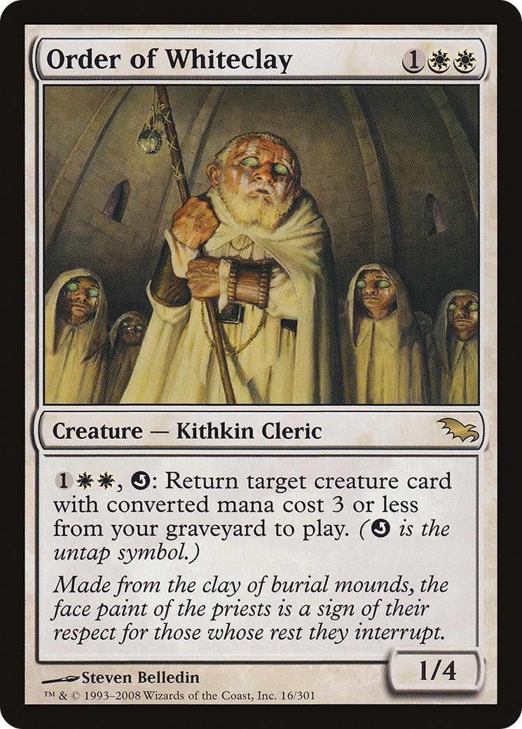 Image of Order of Whiteclay (SHM-016) - Shadowmoor