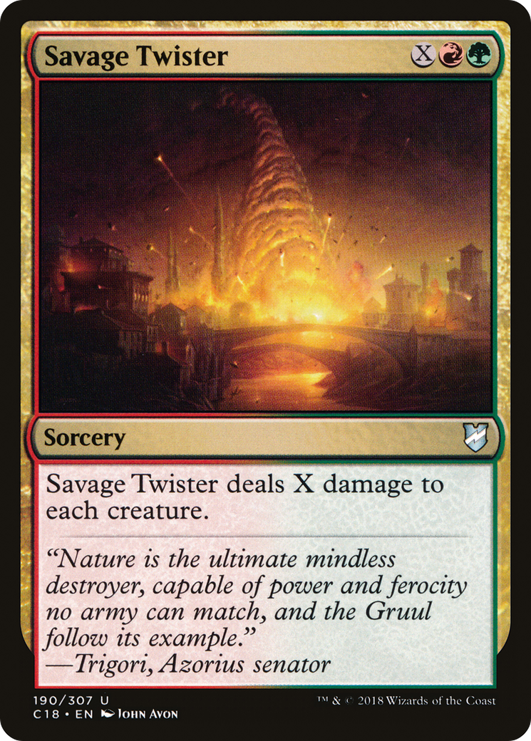 Image of Savage Twister (C18-190) - Commander 2018