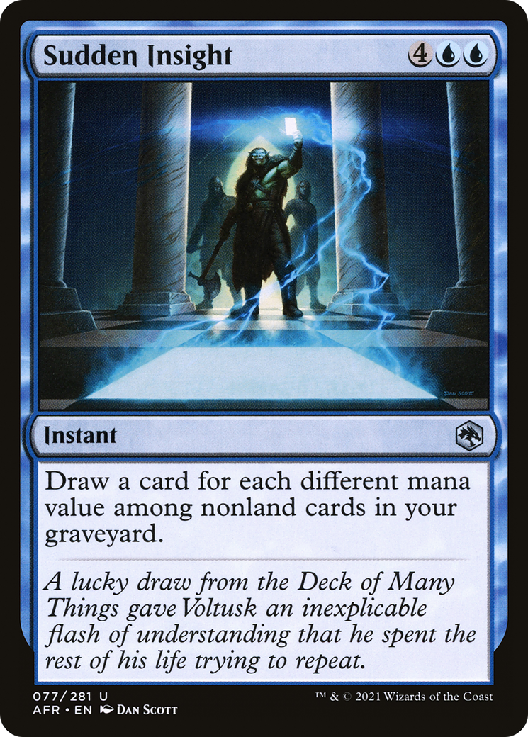 Image of Sudden Insight (AFR-077) - Adventures in the Forgotten Realms Foil