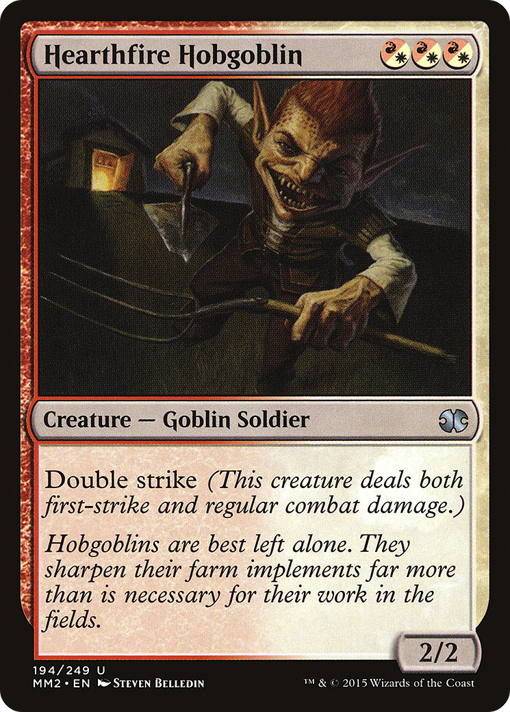 Image of Hearthfire Hobgoblin (MM2-194) - Modern Masters 2015 Foil