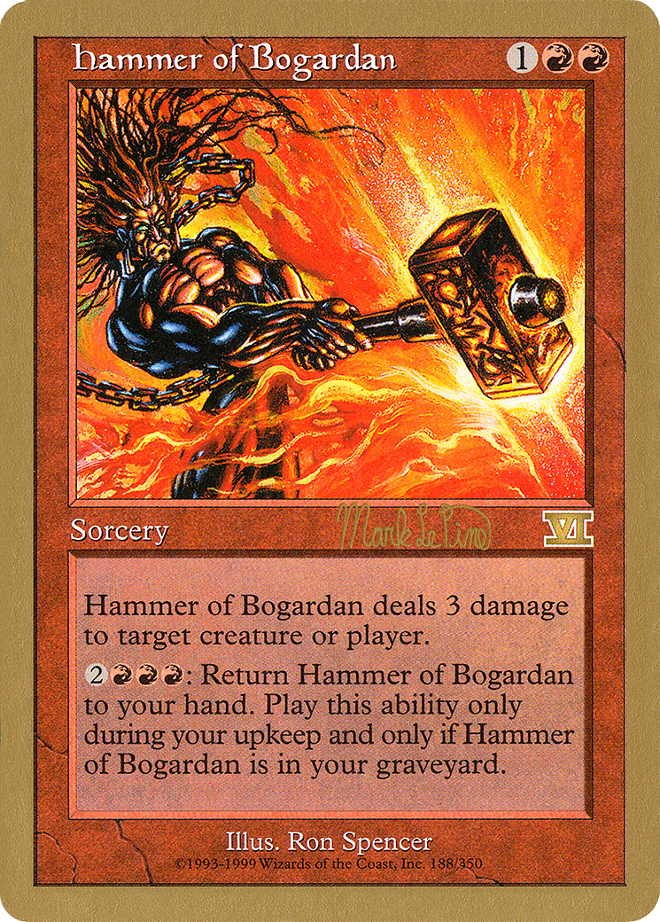 Image of Hammer of Bogardan - 1999 Mark Le Pine (6ED) (WCD-) - World Championship Decks 1999