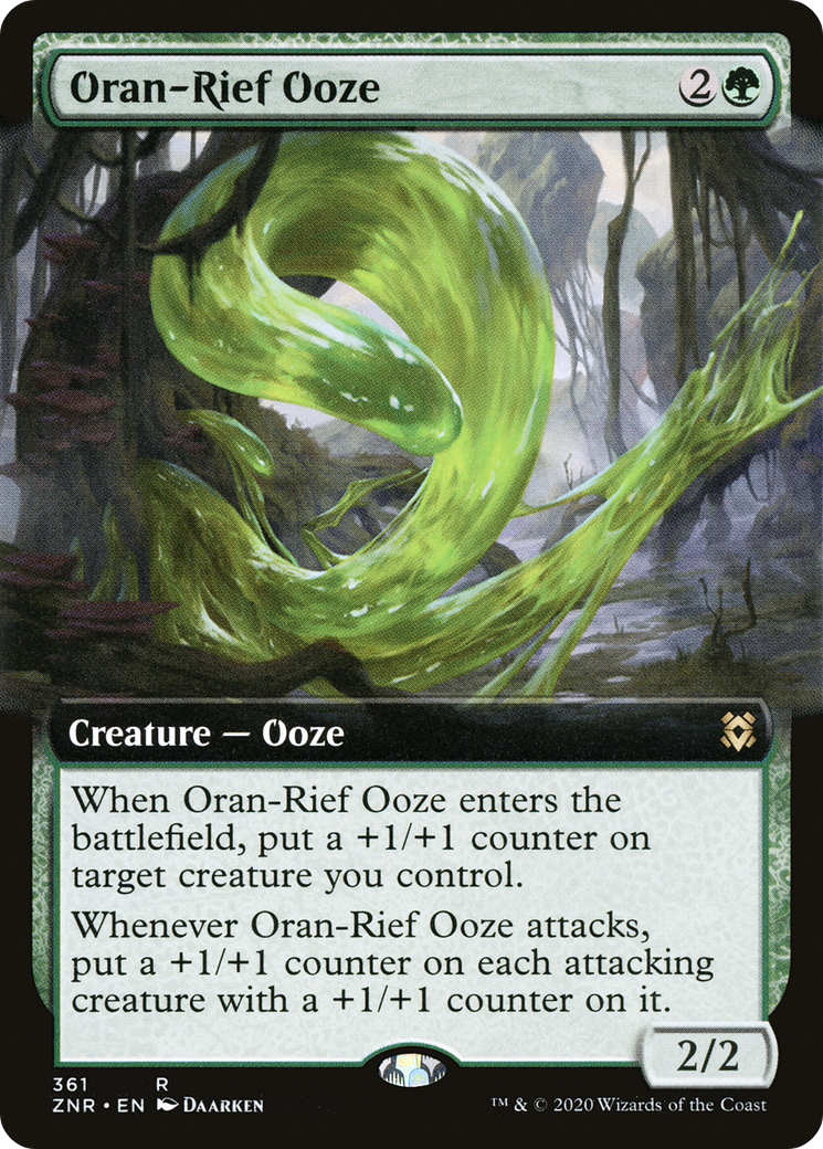 Image of Oran-Rief Ooze (Extended Art) (ZNR-361) - Zendikar Rising: (Extended Art)