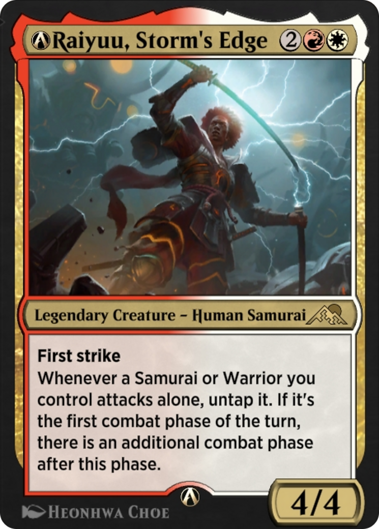 Image of A-Raiyuu, Storm's Edge (NEO-A-232) - Kamigawa: Neon Dynasty