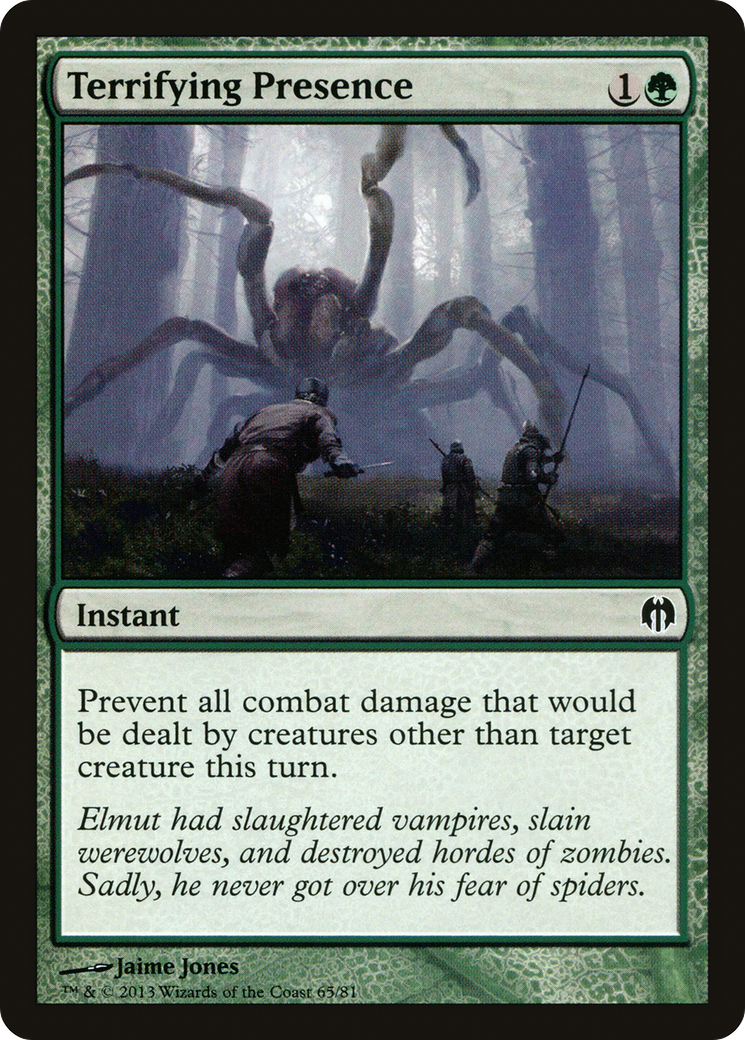 Image of Terrifying Presence (DDL-065) - Duel Decks: Heroes vs. Monsters