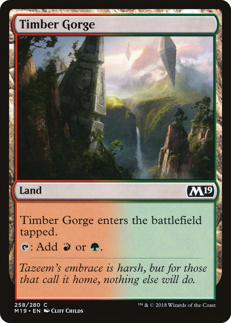 Image of Timber Gorge (M19-258) - Core Set 2019