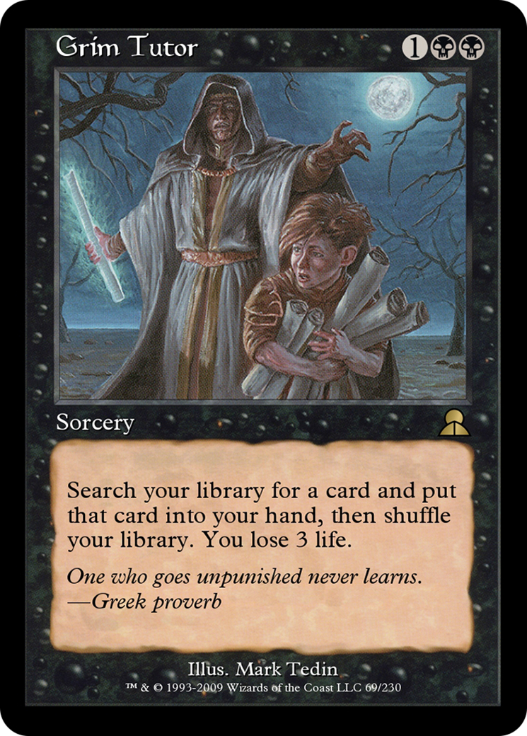 Image of Grim Tutor (ME3-069) - Masters Edition III