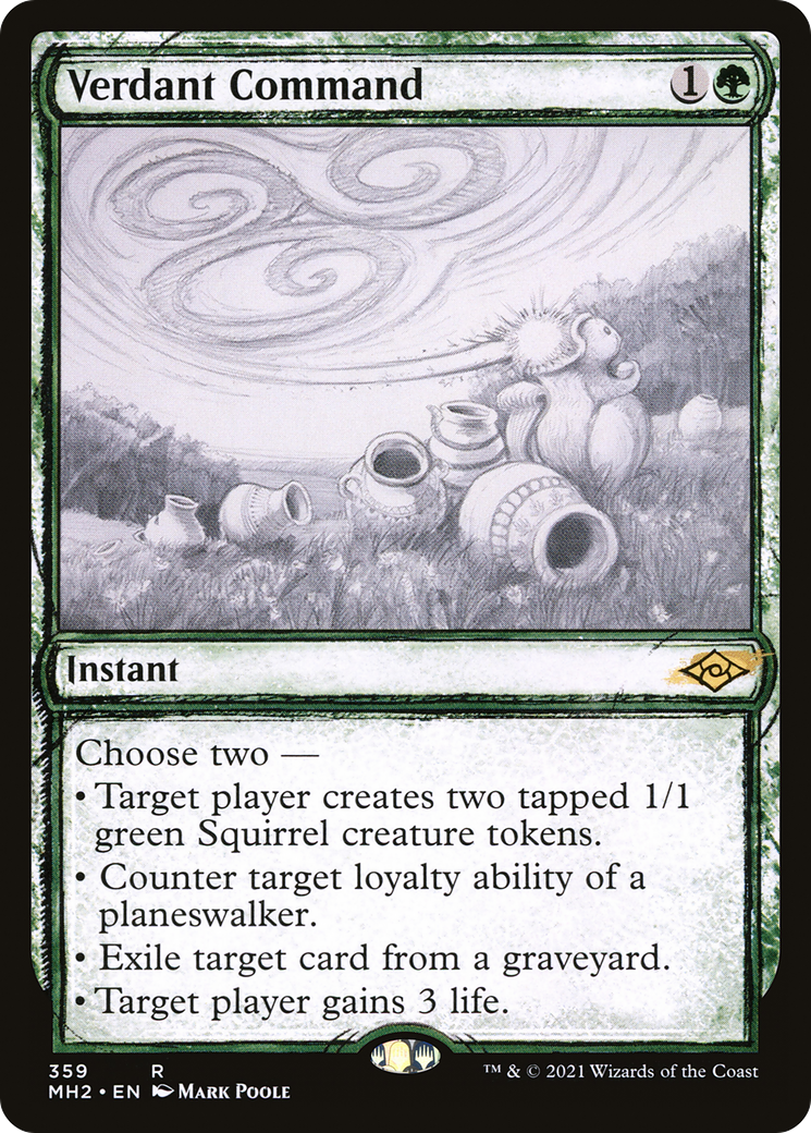 Image of Verdant Command (Showcase) (MH2-359) - Modern Horizons 2: (Showcase) Foil