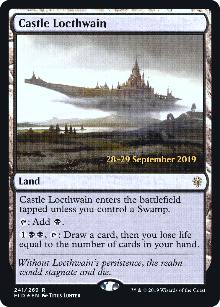 Image of Castle Locthwain (PRE-241) - Throne of Eldraine Promos Foil