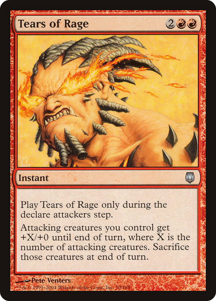 Image of Tears of Rage (DST-070) - Darksteel