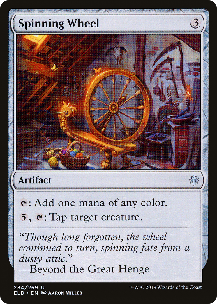 Image of Spinning Wheel (ELD-234) - Throne of Eldraine