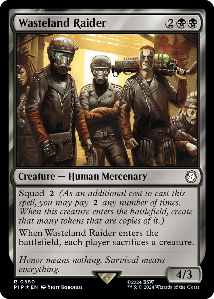 Image of Wasteland Raider (Surge Foil) (PIP-580) - Fallout Foil