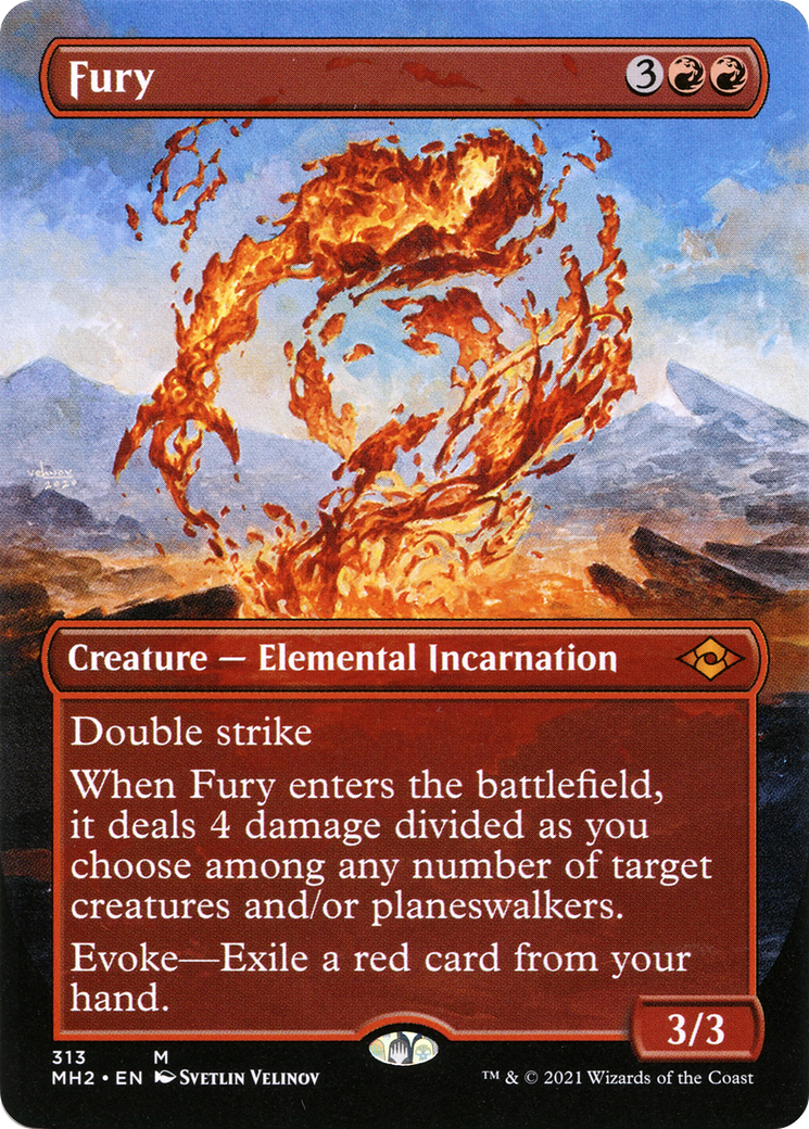 Image of Fury (Borderless) (MH2-313) - Modern Horizons 2 (Borderless)