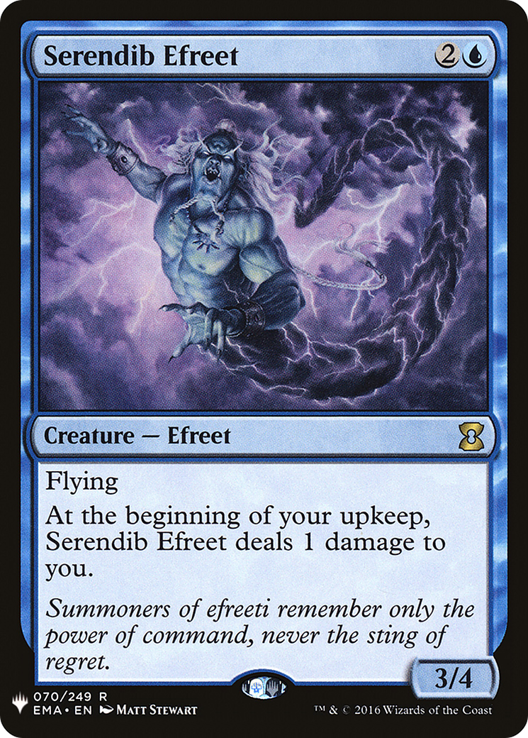 Image of Serendib Efreet (LIST-070) - The List