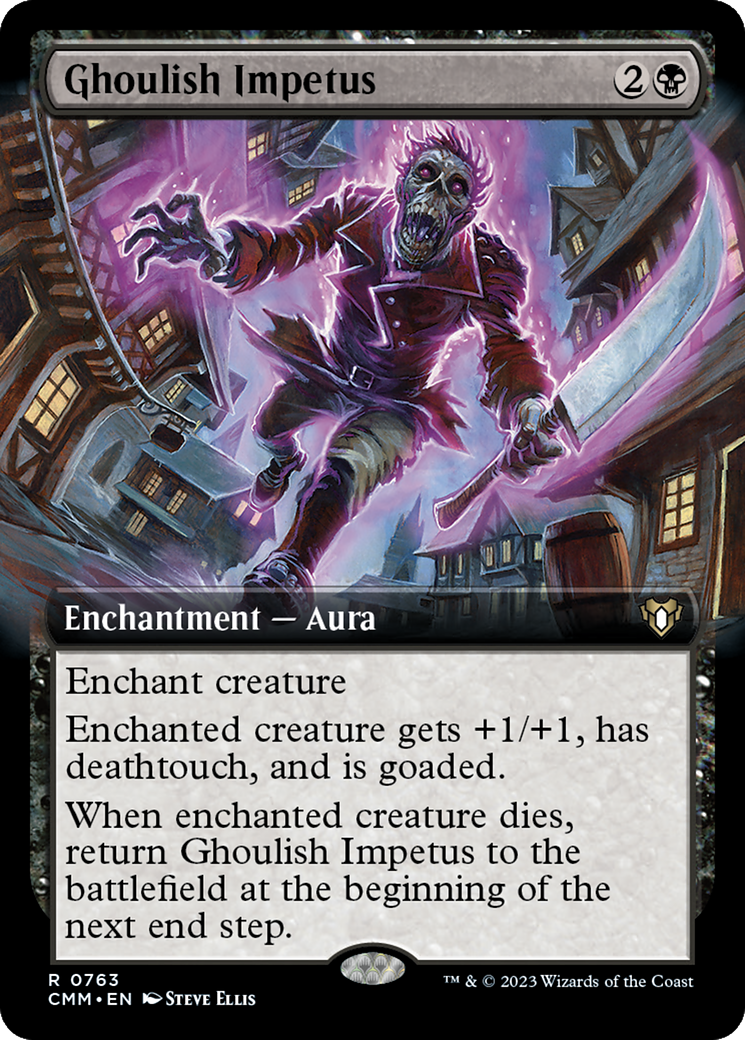 Image of Ghoulish Impetus (Extended Art) (CMM-763) - Commander Masters: (Extended Art)