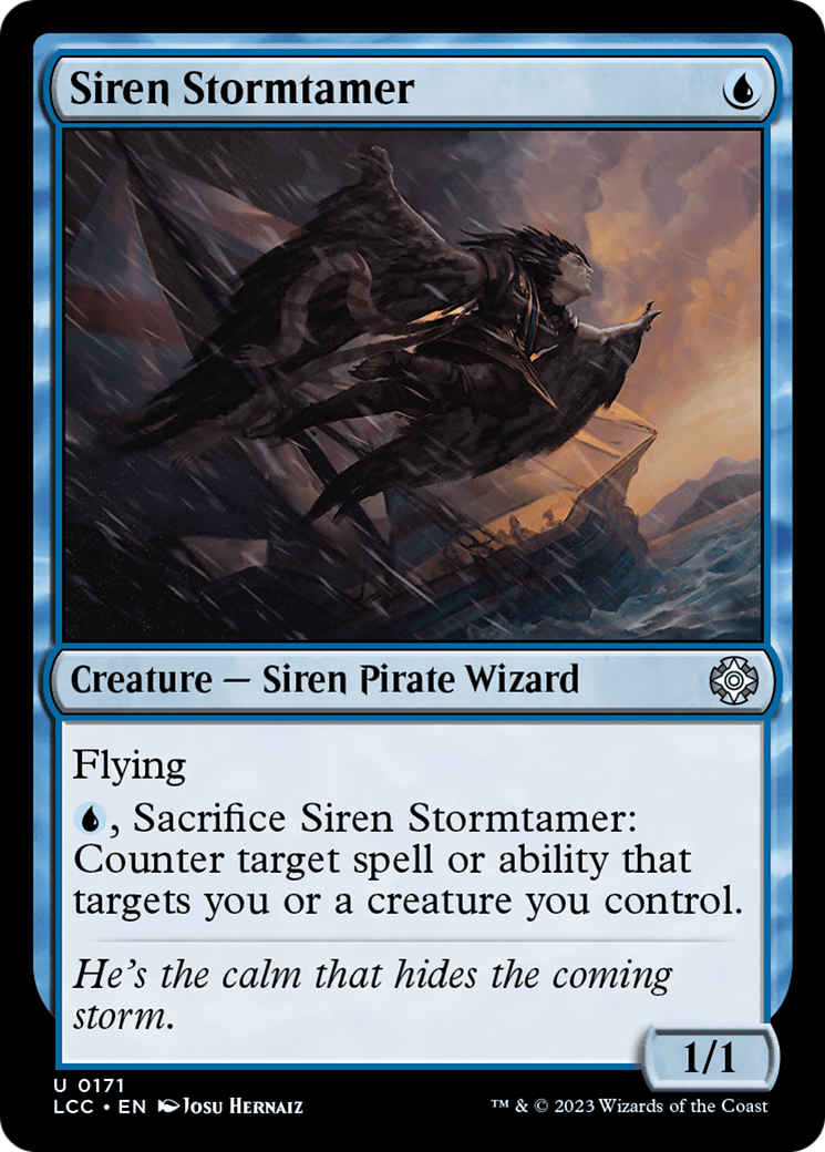 Image of Siren Stormtamer (LCC-171) - The Lost Caverns of Ixalan Commander
