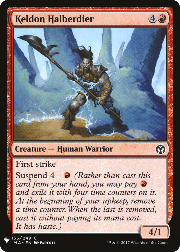 Image of Keldon Halberdier (LIST-135) - The List