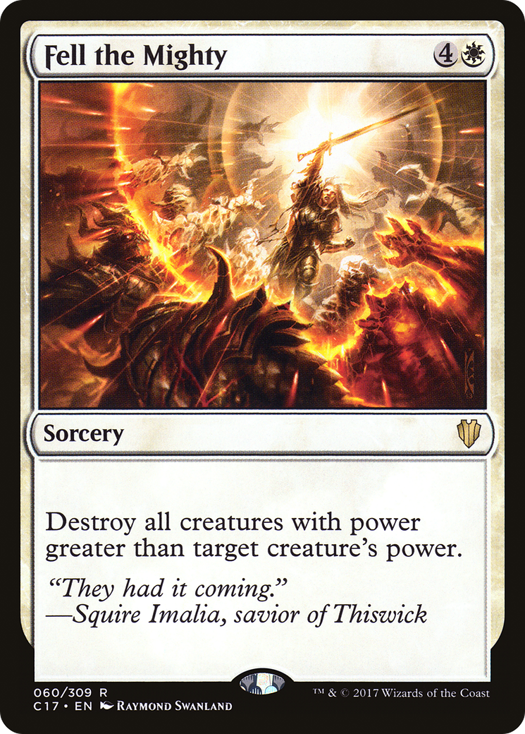 Image of Fell the Mighty (C17-060) - Commander 2017