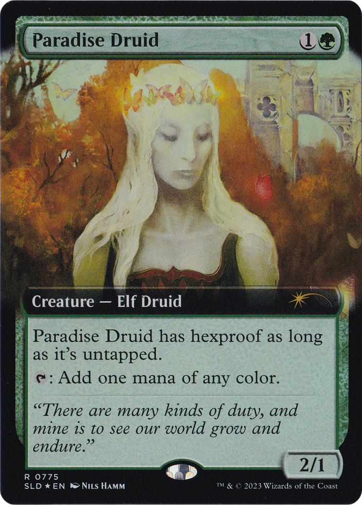 Image of Paradise Druid (Extended Art) (SLD-775) - Secret Lair Drop: (Extended Art) Foil