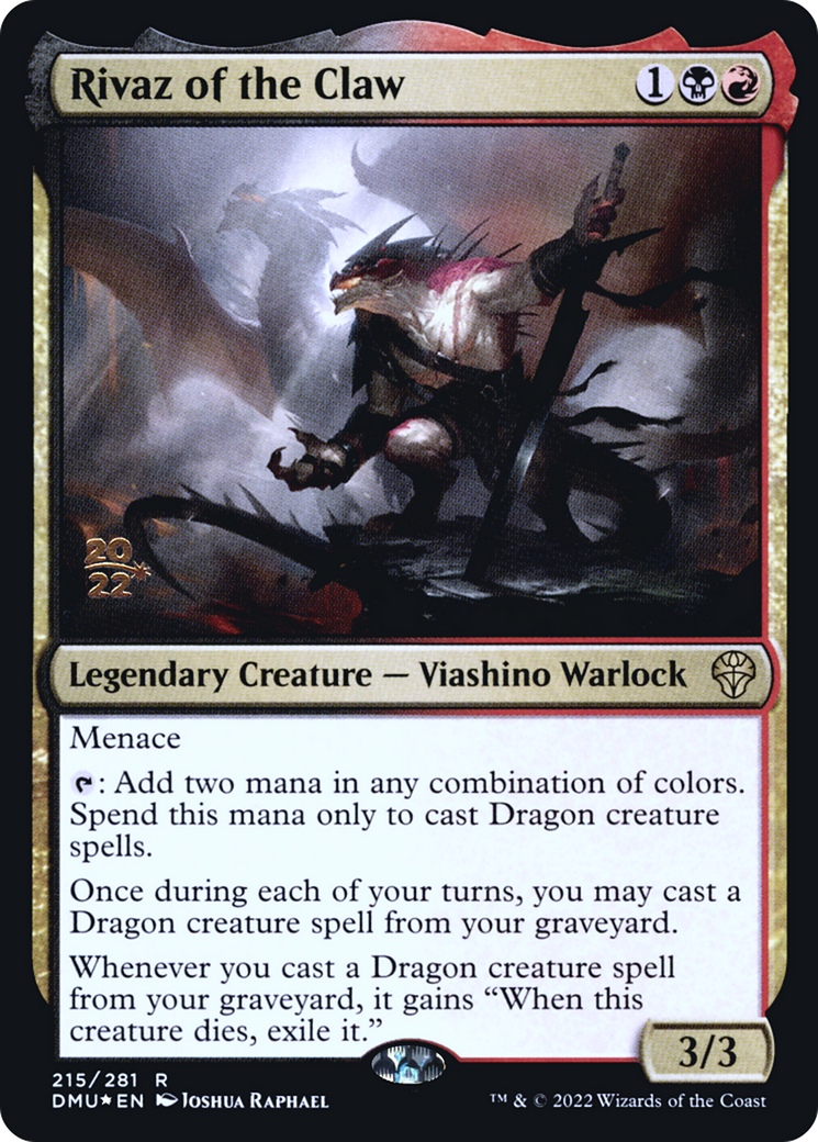 Image of Rivaz of the Claw (PRE-215) - Dominaria United Promos Foil