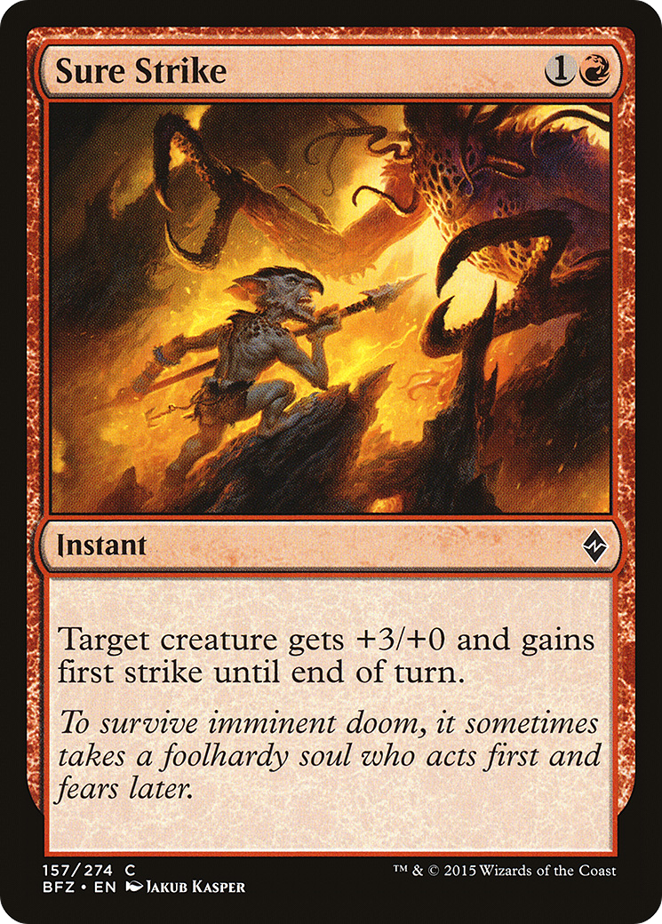 Image of Sure Strike (BFZ-157) - Battle for Zendikar