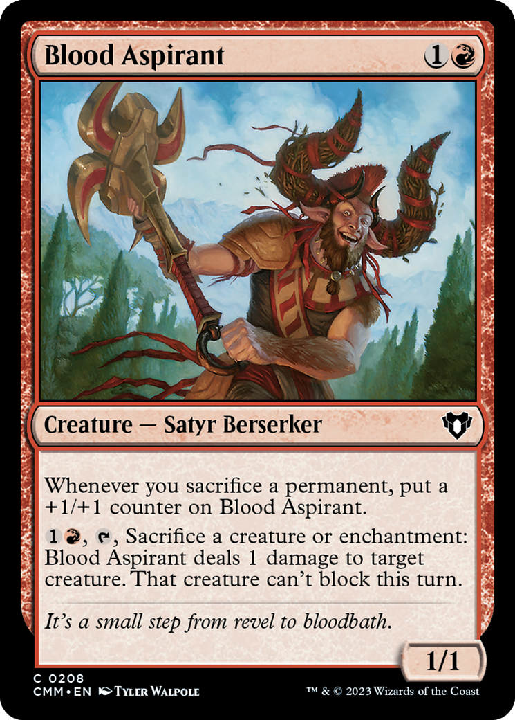Image of Blood Aspirant (CMM-208) - Commander Masters