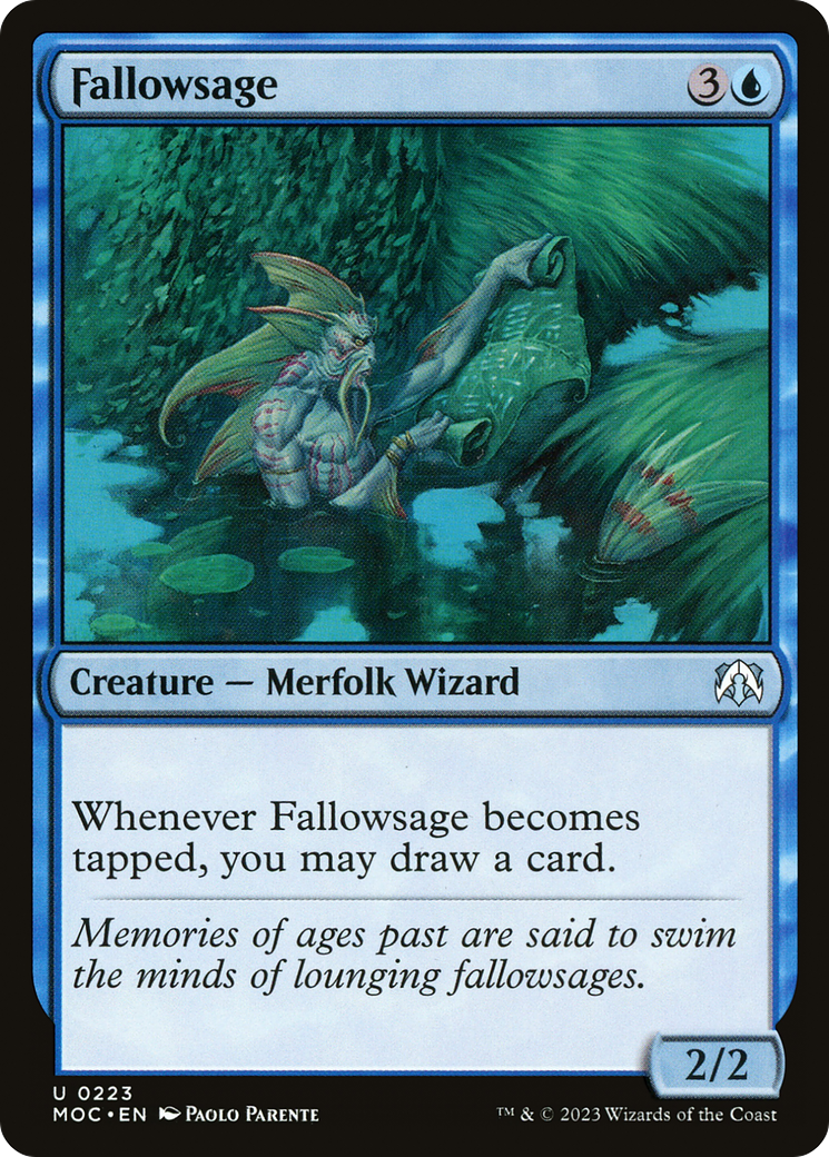 Image of Fallowsage (MOC-223) - March of the Machine Commander