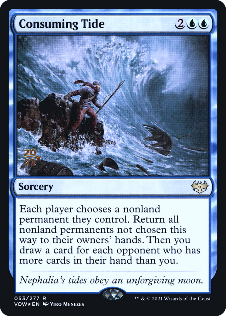 Image of Consuming Tide (PRE-053) - Innistrad: Crimson Vow Promos Foil