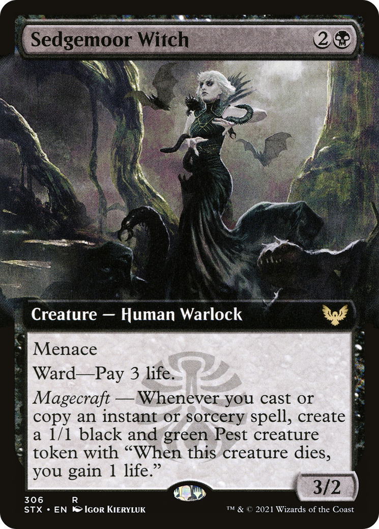 Image of Sedgemoor Witch (Extended Art) (STX-306) - Strixhaven: School of Mages: (Extended Art) Foil