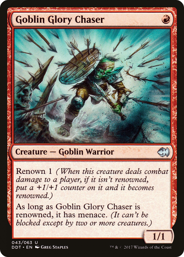 Image of Goblin Glory Chaser (DDT-043) - Duel Decks: Merfolk vs. Goblins