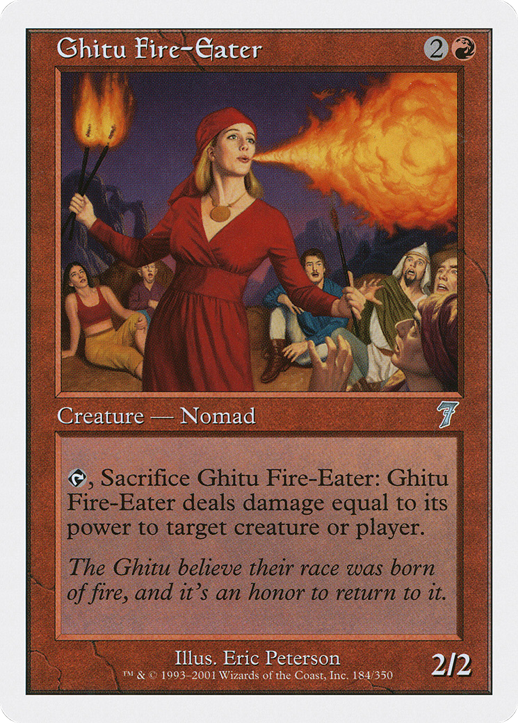 Image of Ghitu Fire-Eater (7ED-184) - 7th Edition Foil