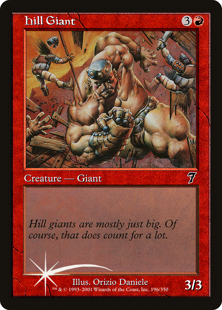 Image of Hill Giant (7ED-196) - 7th Edition Foil