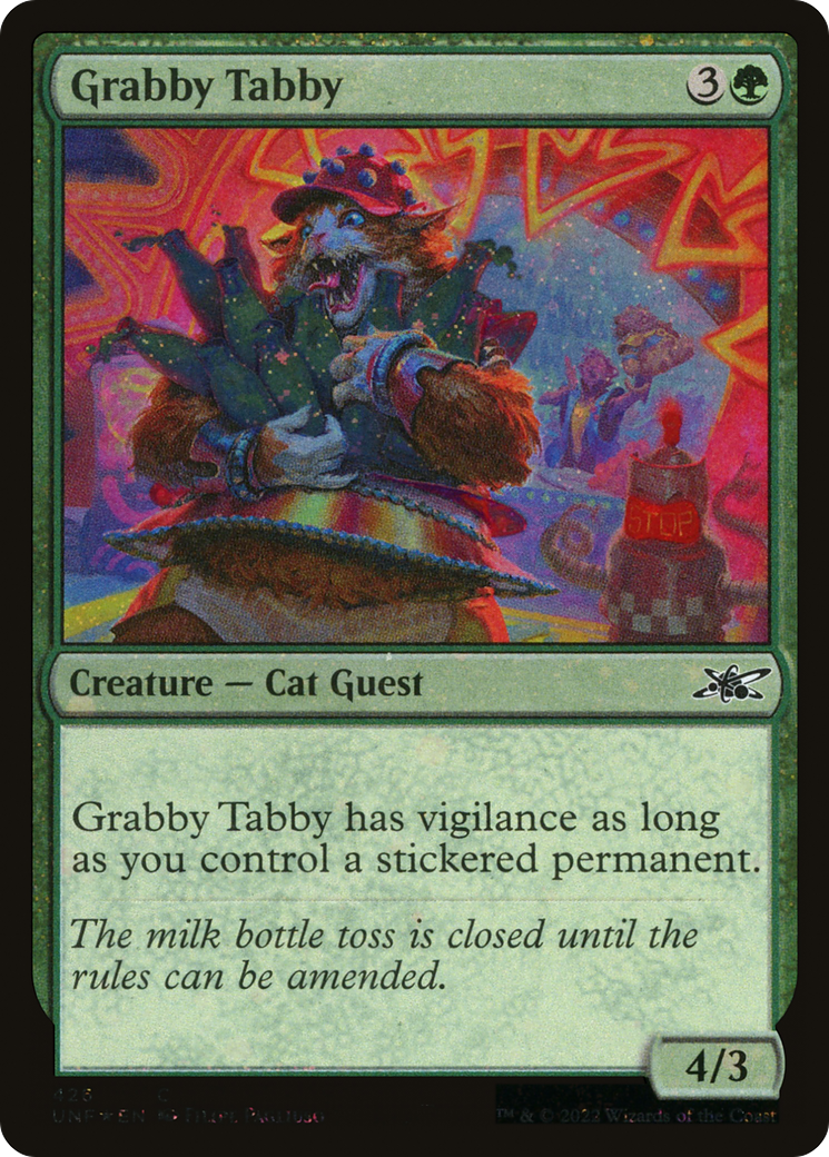 Image of Grabby Tabby (Galaxy Foil) (UNF-426) - Unfinity Foil