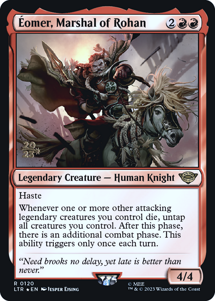 Image of Eomer, Marshal of Rohan (PRE-120) - Tales of Middle-earth Promos Foil
