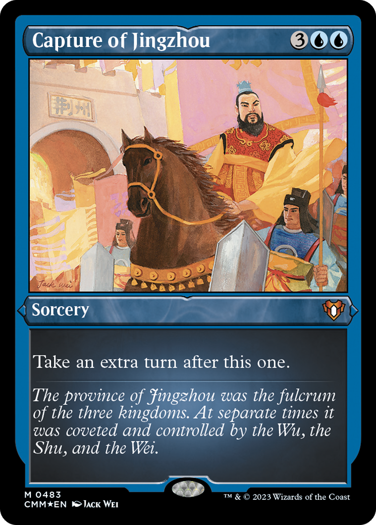Image of Capture of Jingzhou (CMM-483) - Commander Masters Etched Foil