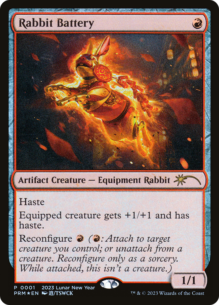 Image of Rabbit Battery (Year of the Rabbit 2023) (UMP-001) - Year of the Rabbit 2023 Foil
