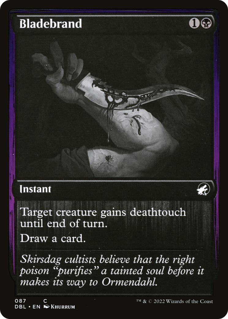 Image of Bladebrand (DBL-087) - Innistrad: Double Feature Foil