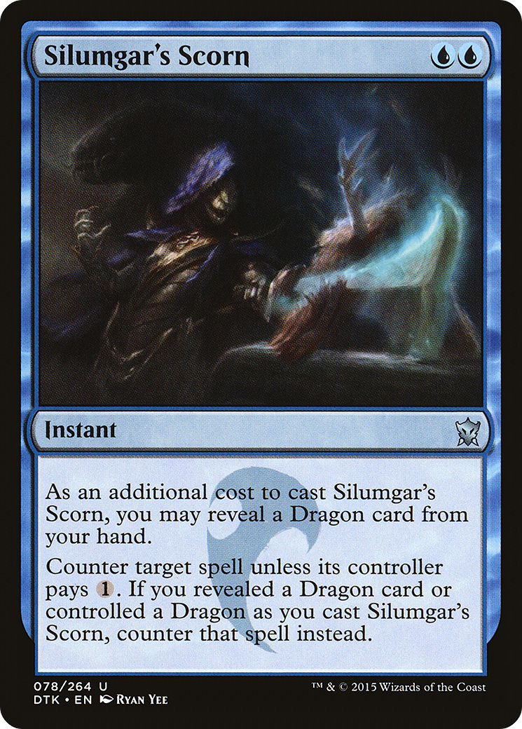 Image of Silumgar's Scorn (DTK-078) - Dragons of Tarkir