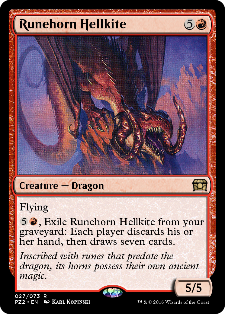 Image of Runehorn Hellkite (PZ2-027) - Treasure Chest