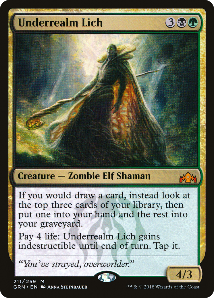Image of Underrealm Lich (GRN-211) - Guilds of Ravnica