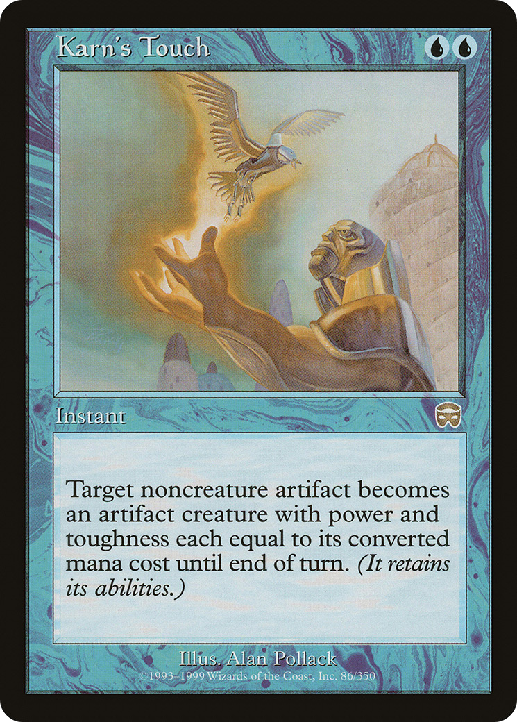 Image of Karn's Touch (MMQ-086) - Mercadian Masques