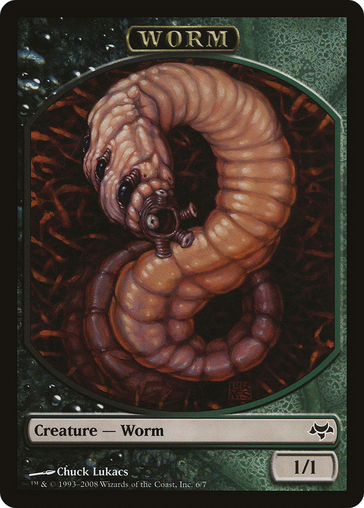 Image of Worm Token (EVE-006) - Eventide Tokens