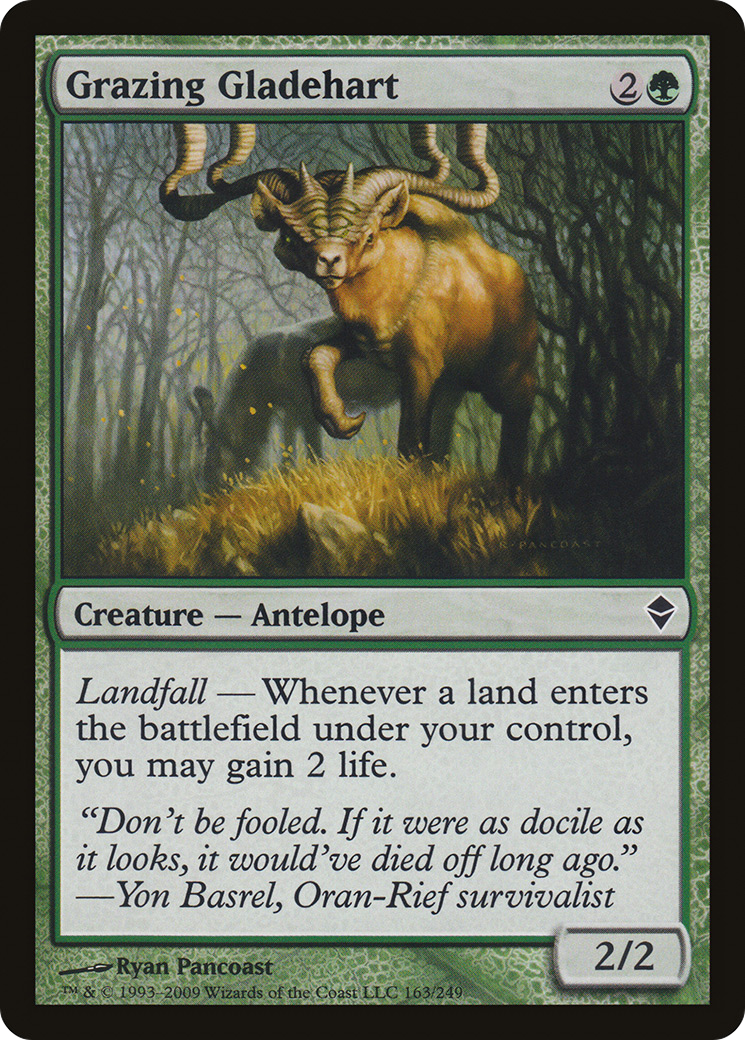 Image of Grazing Gladehart (ZEN-163) - Zendikar